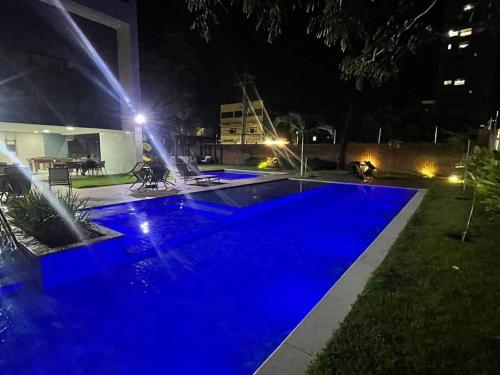 Πισίνα στο ή κοντά στο Flat Premium UFPE-UFRPE - Hospital das Clinicas - Andar alto - CAXANGA