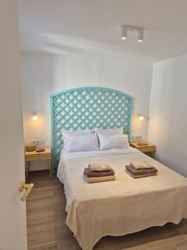Ένα ή περισσότερα κρεβάτια σε δωμάτιο στο Bungalow Luna privada