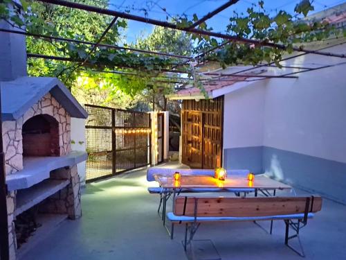 Patio nebo venkovní prostory v ubytování Apartment Natali