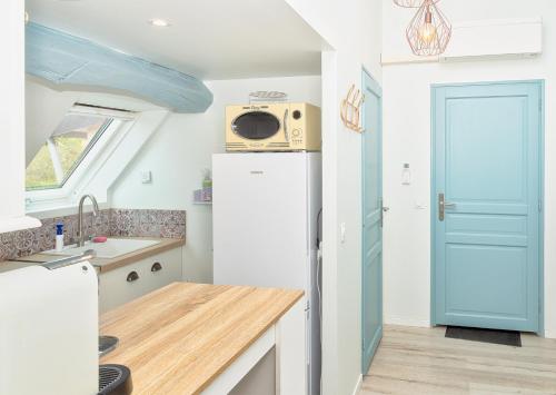 Dapur atau dapur kecil di Gîte de charme, grand confort