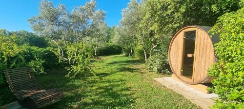 Κήπος έξω από το Idylle à 2, Pause Bien-être