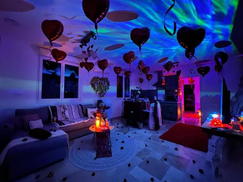 Lov'Appart Idylle à 2, piscine privée, sauna inclus