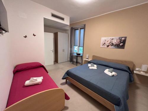 Ένα ή περισσότερα κρεβάτια σε δωμάτιο στο casa johrico
