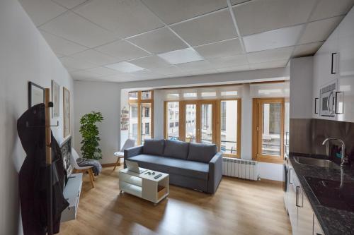 Χώρος καθιστικού στο Apartamento Moroy