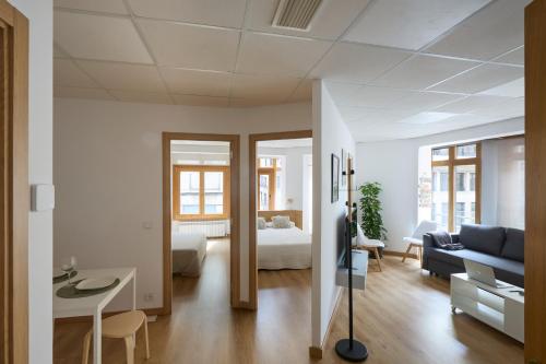 Ένα ή περισσότερα κρεβάτια σε δωμάτιο στο Apartamento Moroy