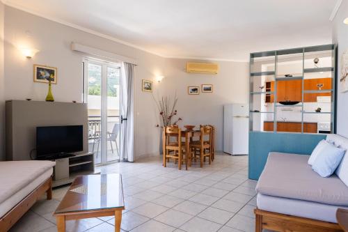 A kitchen or kitchenette at Medousa Studio & Apartments