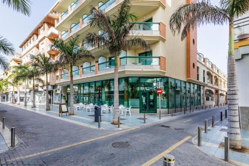 O edifício onde o hotel está situado
