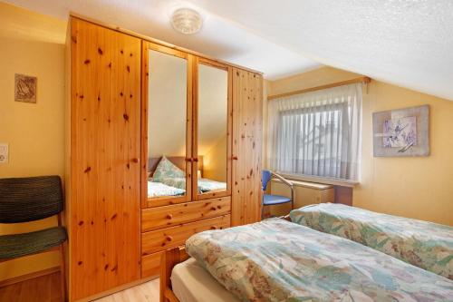 Postel nebo postele na pokoji v ubytování Ferienwohnung Triska