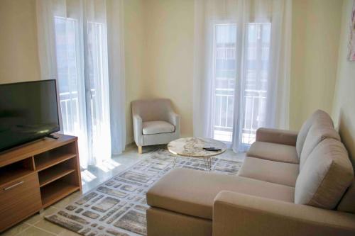 Posezení v ubytování Metaxa apartment