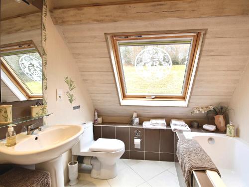 Et badeværelse på Les Fermes Familles Bonte Bien être et nature