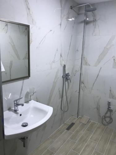 Koupelna v ubytování GRAND HOTEL eae