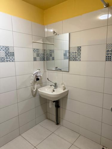 Koupelna v ubytování La Cascade