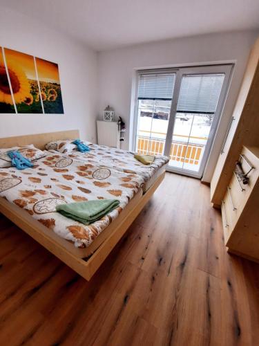 Postel nebo postele na pokoji v ubytování Apartma Rožle