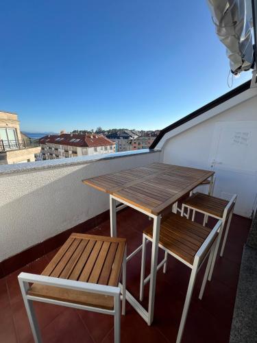 Ático Rocafort Sanxenxo con vistas al mar