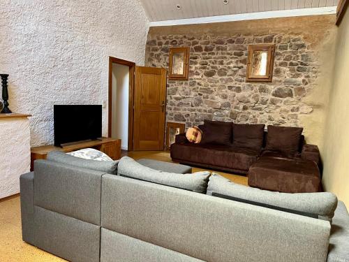 Μια τηλεόραση ή/και κέντρο ψυχαγωγίας στο Bauernhaus Vulkaneifel