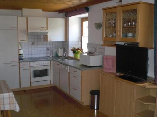 Kuchyň nebo kuchyňský kout v ubytování Haus Prodinger