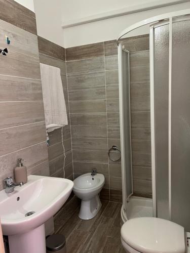 Koupelna v ubytování B&B Via dei mille