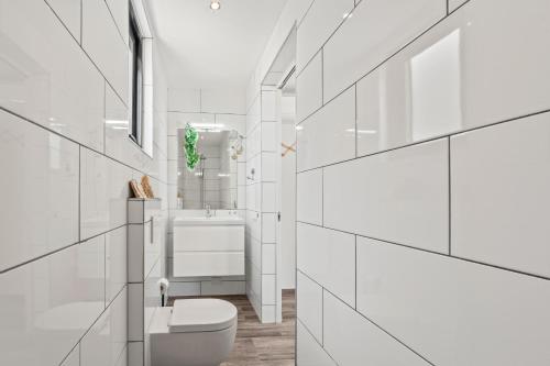 Phòng tắm tại Malvales Resort