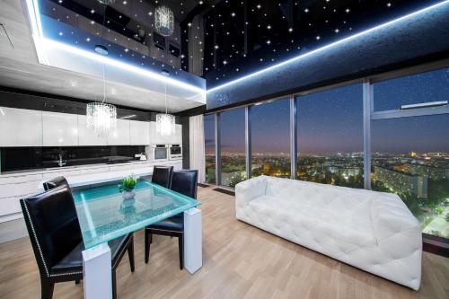 Μπαλκόνι ή βεράντα στο Apartamenty w Sky Tower