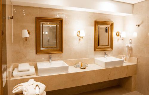 Koupelna v ubytování Hotel Daara