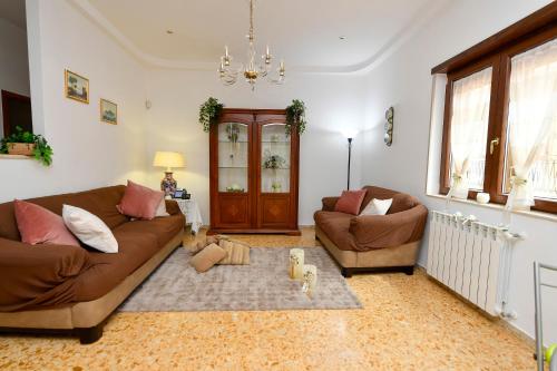Χώρος καθιστικού στο B&B Family