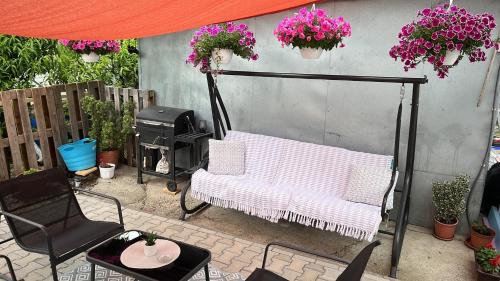 Zahrada ubytování Kiscsillag Apartman