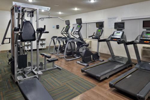 Γυμναστήριο ή/και όργανα γυμναστικής στο Holiday Inn Express & Suites Farmington Bloomfield by IHG
