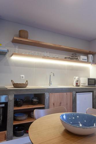 Dapur atau dapur kecil di Retiro dos Ingleses