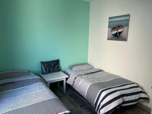 Ένα ή περισσότερα κρεβάτια σε δωμάτιο στο Umdloti Paradise