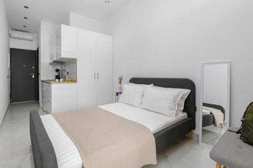 Postel nebo postele na pokoji v ubytování Matej