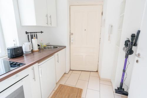 Η κουζίνα ή μικρή κουζίνα στο Vienna City Apartment Erlachgasse