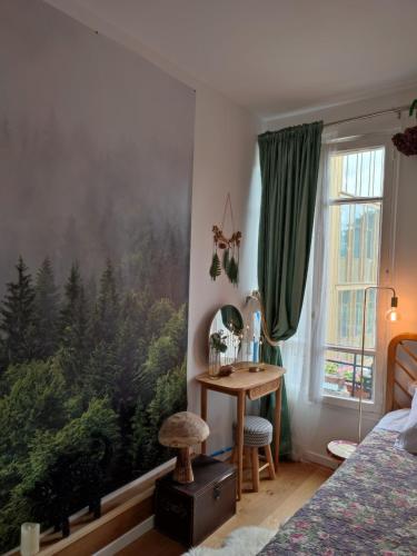 Lagentillomiere-paris-gentilly-arceuilにあるベッド