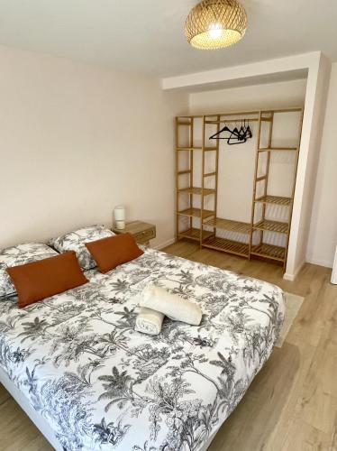 Ein Bett oder Betten in einem Zimmer der Unterkunft Belle-Île
