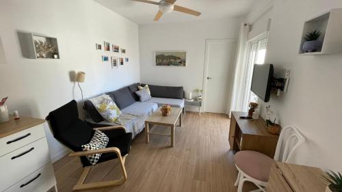 Μια τηλεόραση ή/και κέντρο ψυχαγωγίας στο Apartamento Luna