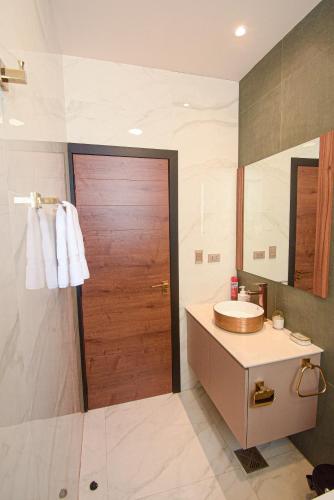 Koupelna v ubytování Departamentos Smart Design