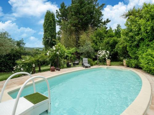 Holiday Home in Laroque with Private Pool