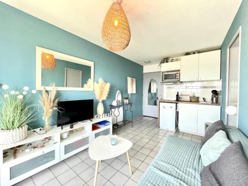 Appartement T2 avec garage et piscine à Sète - FR-1-338-484