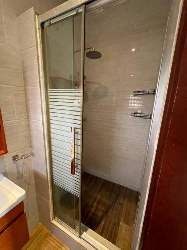 Koupelna v ubytování Chez nous house