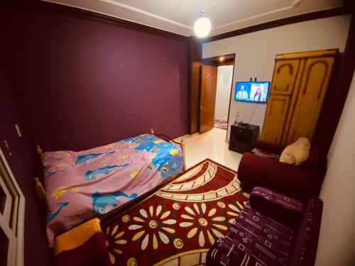 TV/trung tâm giải trí tại شقة مفروشة للايجار