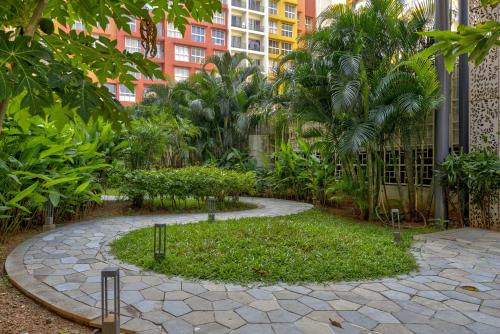 Jardín al aire libre en Bridge view 2BHK at Dabolim Goa