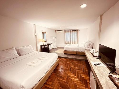 Ένα ή περισσότερα κρεβάτια σε δωμάτιο στο Baingern Living Place