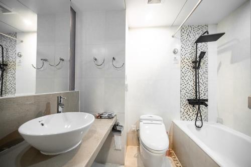 Koupelna v ubytování 中山明景