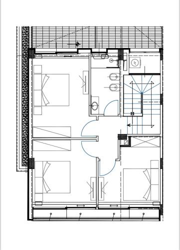 a floor plan of a house at Villa 7 SanPietro in Durrës