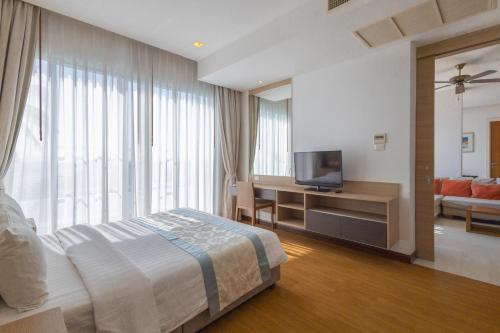 Televisyen dan/atau pusat hiburan di The Residence Pelican Krabi