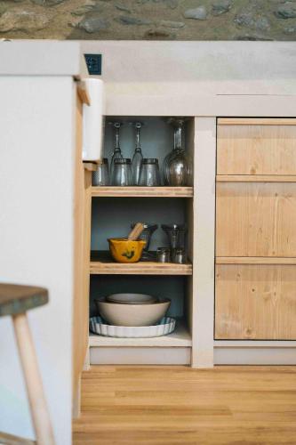 Η κουζίνα ή μικρή κουζίνα στο Cal Rus Apartament 3