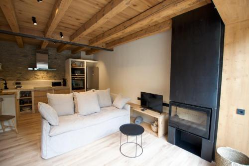 Η κουζίνα ή μικρή κουζίνα στο Cal Rus Apartament 3