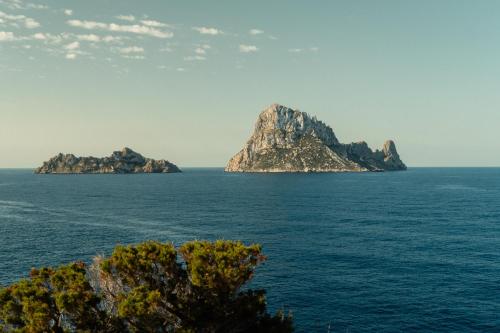an island in the middle of the ocean at Petunia Ibiza, a Beaumier hotel in Cala Vadella