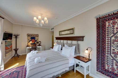 Postel nebo postele na pokoji v ubytování Akanthus Hotel Ephesus