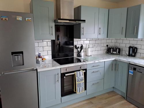 Η κουζίνα ή μικρή κουζίνα στο Seaside Chalet Retreat in Bridlington