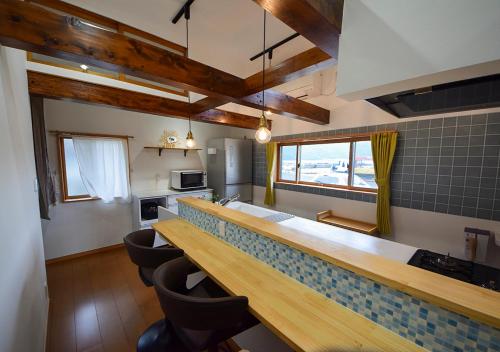 Dapur atau dapur kecil di 渚泊 RENAClDO 浜や